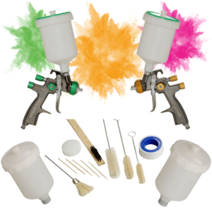 Paint spraygun and accessories